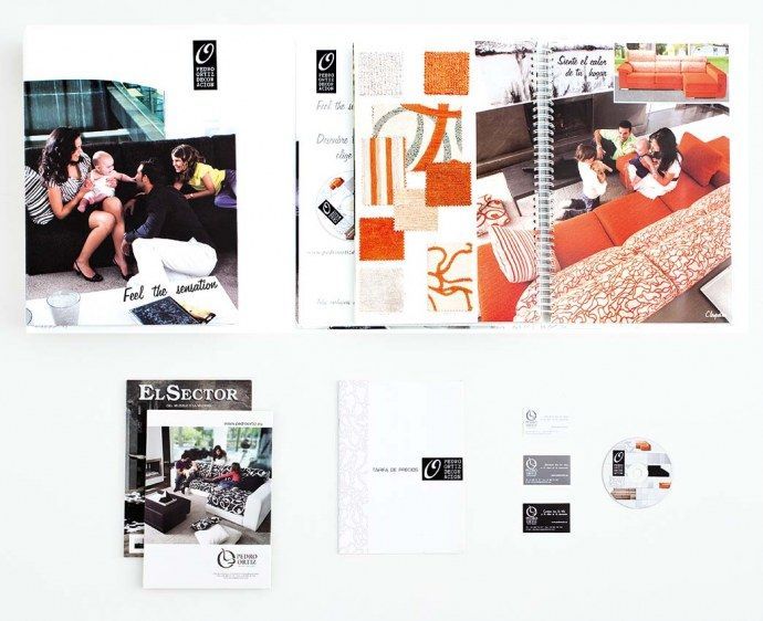 Muestrario Pedo Ortiz,diseño de catálogo muestrario+ aplicación web multimedia