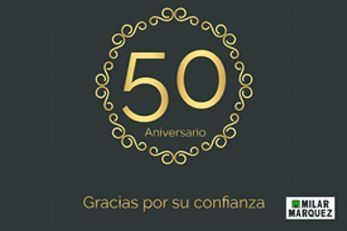 Cartel 50 aniversario empresa