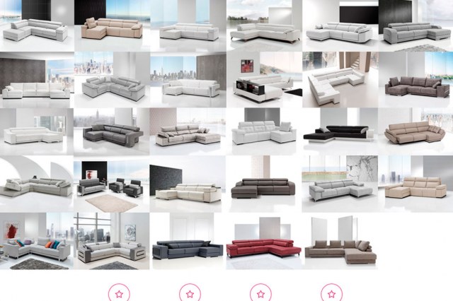Diseño web para sofás