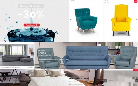 Diseño web para fabricantes de sofá