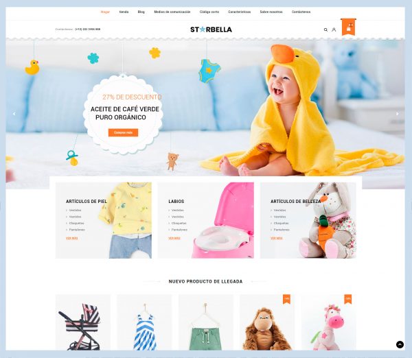 Página web y tienda online de juguetes y cosas para niños j1