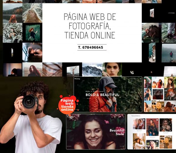 Páginas web y tiendas online para fotógrafos y diseñadores