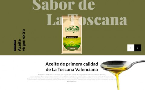Página web y tienda online empresa de aceite de oliva